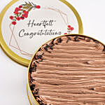 Congratulations Chocolate Dream Cake Half Kg