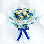 Blue Roses And Rochers Bouquets