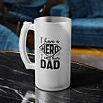 Hero Dad Frosted Beer Mug