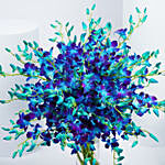 38  Blue and Purple Orchid Flower Arrangement