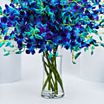 38  Blue and Purple Orchid Flower Arrangement