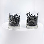 Best Dad Set of 2 Glasses