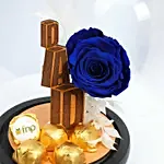 Dad Forever Rose with Chocolates