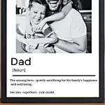 Affection For Dad Photo Frame