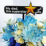 Flower Arrangement for Superstar Dad