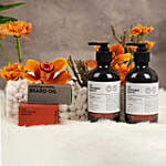 Groomed Man Hair Care Gift with Flowers