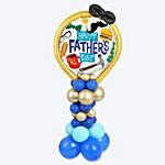 Fathers Day Balloons Pillar