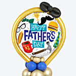 Fathers Day Balloons Pillar