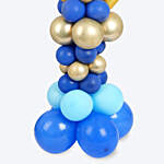 Fathers Day Balloons Pillar