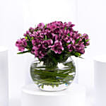 Purple Peruvian Lily Arrangement