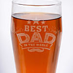 Engraved Tall Glass For Father