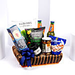 Blue and Delicious Gift Basket