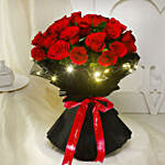 LED Wrapping Rose Elegance Bouquet