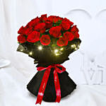 LED Wrapping Rose Elegance Bouquet