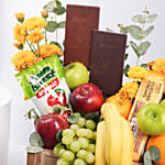 Sweetness Basket with Fruits