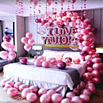 I Love You Bedroom Balloons Decor