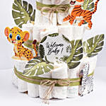 Jungle Fun Diaper Cake