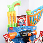 Hello Fun and Treats Basket For kids