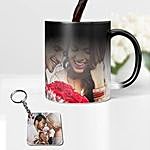 Customizable Black Magic Mug and Keychain