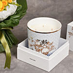 Signature Silsal Gift Box Of Rose Oud Scented Candle