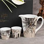 Chic N Cultural Gift Set Of 4 Cups N Jug Naseem