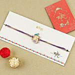 Bal Ganesha Cheerful Charm Rakhi N Roasted Cashews Gift Set