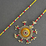 Bhaiya Bhabhi Beads Rakhi set