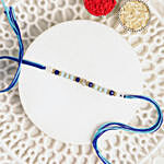 Cerulean Blue Simple Dhaga Rakhi