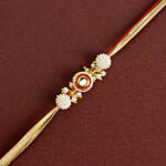 Crimson Majestic Pearl Rakhi