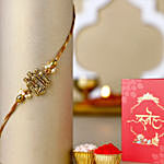 Ethereal Embrace Ram Darbar Rakhi With Dry Fruits