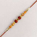 Ethereal Rudraksha Guardian Rakhi