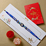 Galactic Blue Protector Evil Eye Rakhi