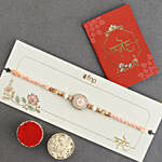 Rosy American Diamond Rakhi N Lindt