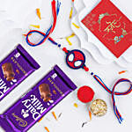 Spider Web Rakhi For Kids N Nutty Chocolate Combo