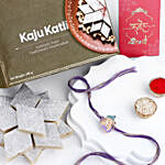 Bal Ganesha Cheerful Charm Rakhi N Kaju Katli Delight