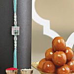 Imperial American Diamond Rakhi N Gulab Jamun