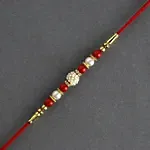 Luminescent Luster Pearl Rakhi