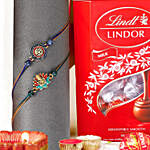 Vibrant Ganesh and Om Rakhi Duo N Lindt