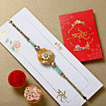 Artisan Affection Ethnic Rakhi With Almonds and Cashew