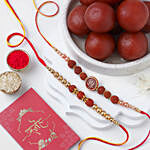 Serene Spirit Rudraksha Rakhi N Gulab Jamun