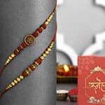 Serene Spirit Rudraksha Rakhi N Gulab Jamun