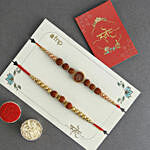 Serene Spirit Rudraksha Rakhi N Lindt