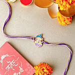 Bal Ganesha Cheerful Charm Rakhi N Ferrero Rocher 3 Pcs