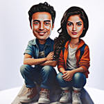 Brother N Sister Caricature