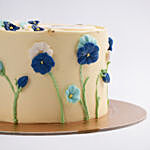 Delphinium Bloom Birthday Chocolate Cake