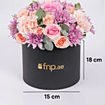 Elegant Flower Arrangement in Black Box