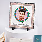 Rakhi Photo Frame and Kaju Katli Combo