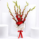 Red Gladiolus Bouquet