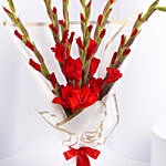 Red Gladiolus Bouquet