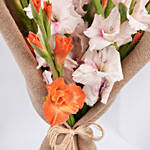 August Birthday Gladiolus Flowers Bouquet